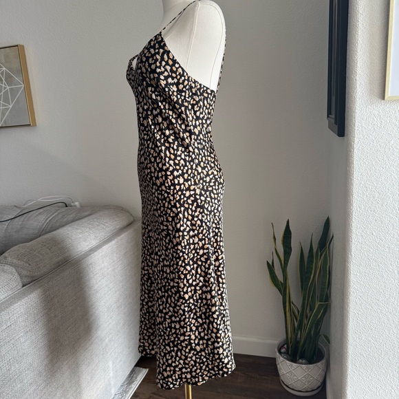 Forever 21 Dress S Sleeveless Small MIDI Fit Flare Cheetah Leopard Slip Sundress - Picture 4 of 7